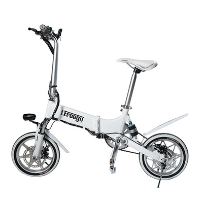 Descenso que envía el material eléctrico plegable del aluminio de la bici de la suspensión doble
