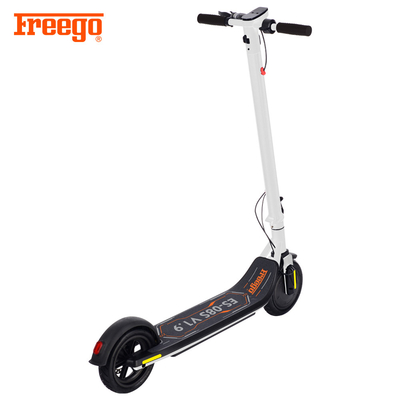 vespa eléctrica portátil del pie del viaje del cortocircuito 350W con la pantalla LED del freno de mano